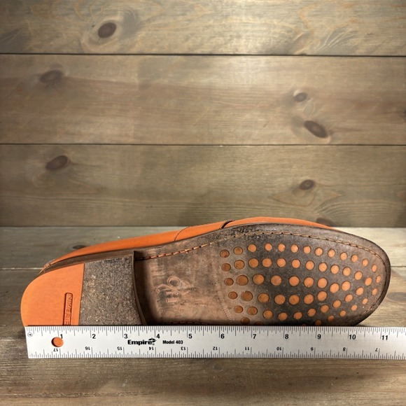 cole haan mens size 12 shoes orange reflective slip on comfort work loafers main image 7